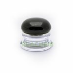 Pote acrílico base circular tapa negra 15gr