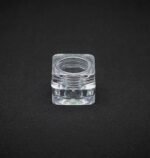 Pote acrílico poliestireno cristal cuadrado 5 gr