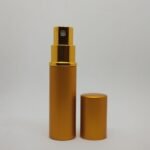Frasco perfumero metálico dorado mate diferentes tamaños