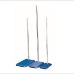 Soporte universal base pintada soporte cromado 60 cm