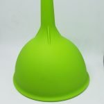 Embudo de silicona color verde