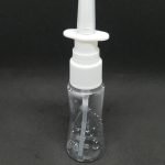 Atomizador nasal blanco con frasco acinturado base redonda 20 ml 18/410