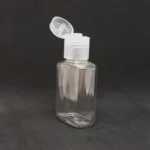 Frasco PET Biselado Transparente con Tapa Flip Top 20cc
