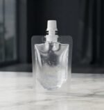 Bolsa sachet transparente tapa con sello de seguridad 50gr (squeeze)