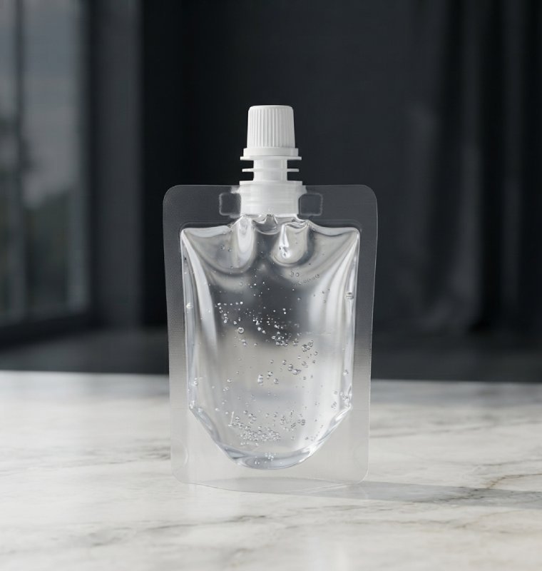sachet Bolsa sachet transparente tapa con sello de seguridad 50gr (squeeze) - Imagen 1