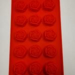 Molde de silicona con diseño de flor