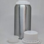 Frasco de aluminio con inserto y tapa con sello de seguridad 150 ml