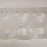 Molde de silicona transparente de Mickey
