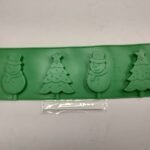 Molde de silicona con diseño de Navidad