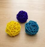 Accesorio para mikado bola de bambú azul 1 unidad