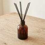 Frasco Difusor Mikado Vidrio Campana Ámbar 120ml