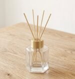 Frasco difusor mikado vidrio transparente hexagonal 120ml