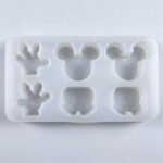 Molde de silicona transparente de Mickey