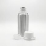 Frasco de aluminio con inserto y tapa con sello de seguridad 150 ml