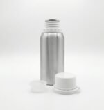 Frasco de aluminio con inserto y tapa con sello de seguridad 150 ml