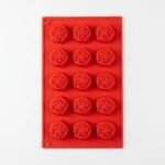 Molde de silicona con diseño de flor