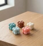 Molde de silicona para vela cubo de 2 cuerpos 6x4,5cm de 102gr