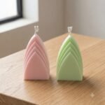 Molde de silicona para vela cumbres de 7,5x11 cm de 268gr