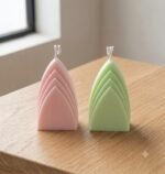 Molde de silicona para vela cumbres de 7,5x11 cm de 268gr