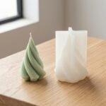 Molde de silicona para vela pino de Navidad 7,2x7x9,8 de 130gr