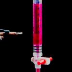 Bureta de vidrio graduada con llave de teflón 50 ml