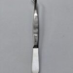 Pinza dressing forcep punta curva de 14,5 cm