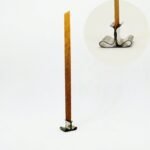 Mecha de madera 13x130mm con base de aluminio para velas diferentes cantidades