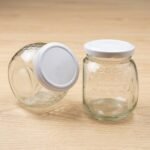 Frasco Conservero Mielero con Tapa Blanca – Diferentes Tamaños
