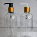 Frasco PET Barril Transparente 350 ml con Diferentes Tipos de Tapa