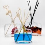 Frasco Difusor Mikado Vidrio transparente plano en diferentes tamaños
