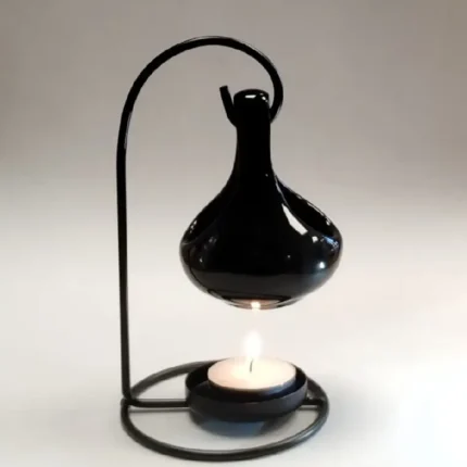 Difusor de cerámica para vela caldero negro