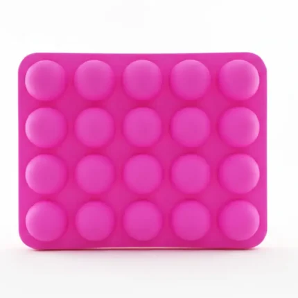 Molde de silicona redondo para uva o chupeta (kojac)