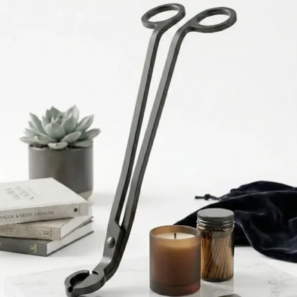 Tijera para corte de mecha de vela