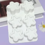 Molde de silicona estrellas 2x3
