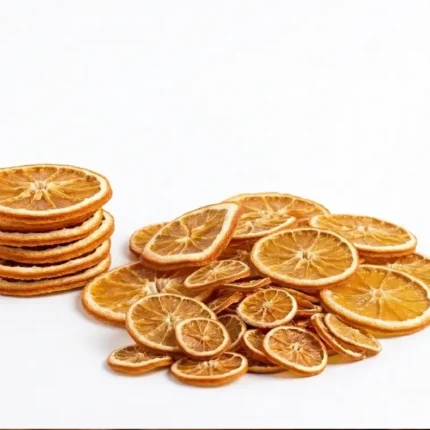 Rodajas disecadas de naranja