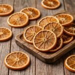 Rodajas disecadas de naranja