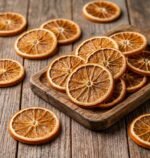 Rodajas disecadas de naranja