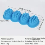 Molde de silicona masajeador ovalado