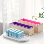 Molde de madera con silicona interior